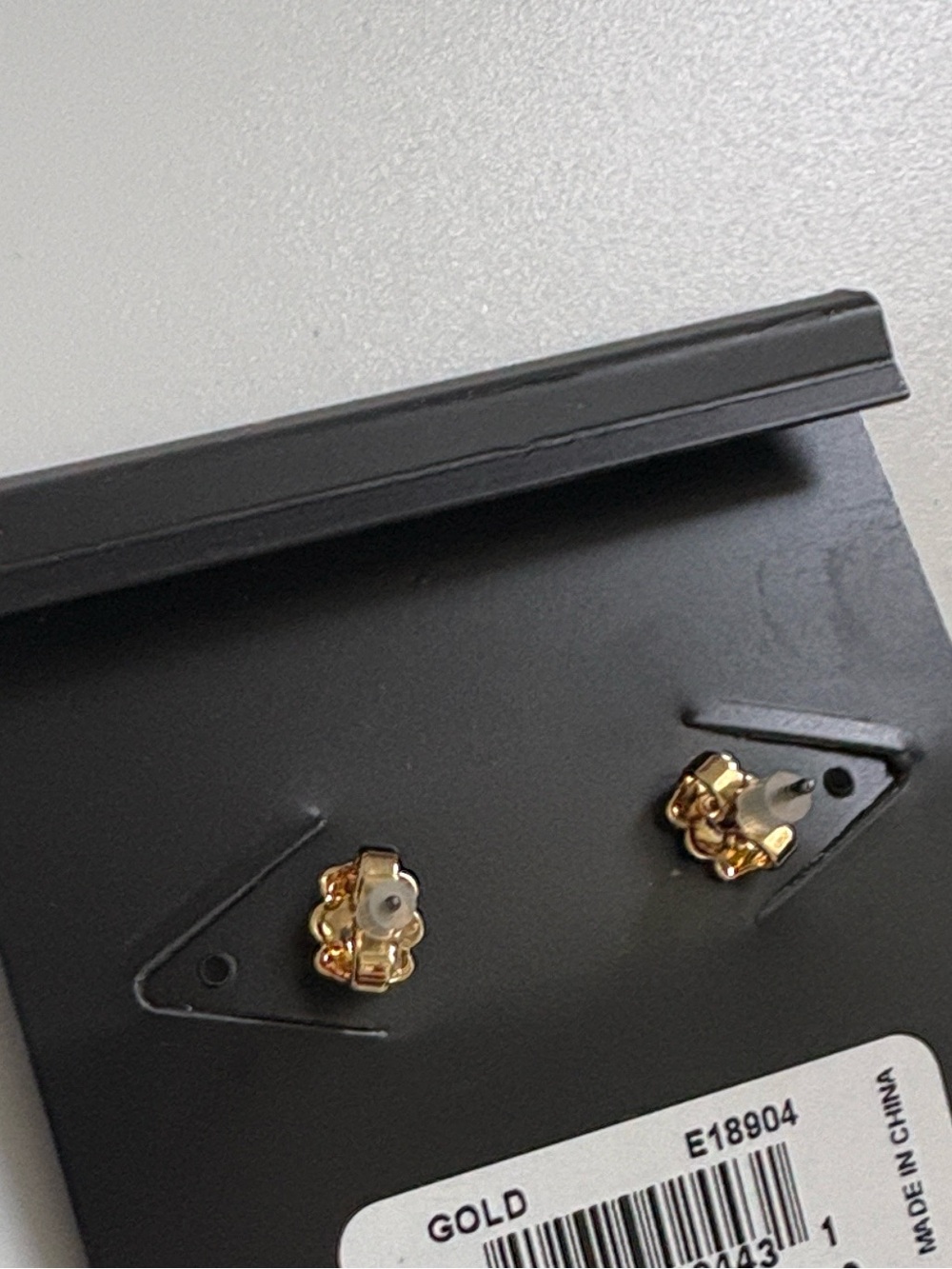 NWT [Rebecca Minkoff] Stargazing Gold Star Ear Crawler Climbers Studs w Crystals - Picture 9 of 10